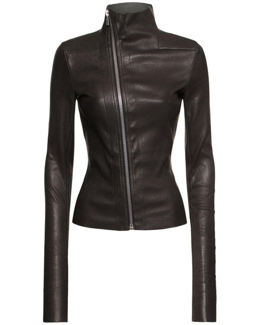 Rick Owens Black Lederjacke "gary"