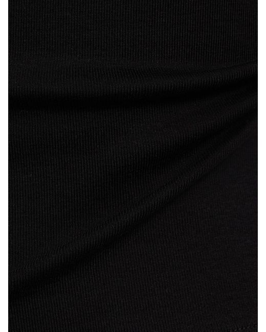 Flore Flore Black Tanktop Aus Bio-baumwolljersey