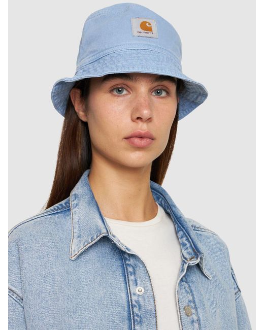 Carhartt Blue Garrison Bucket Hat for men