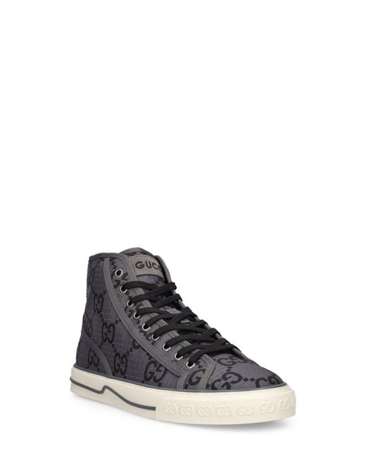 メンズ Gucci Gg Tennis リップストップスニーカー Gray