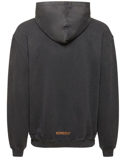 Represent Baumwoll-hoodie "higher Truth" in Gray für Herren