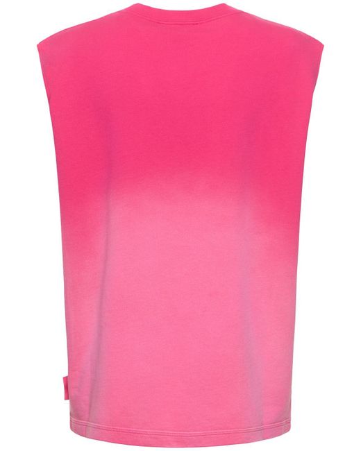 Marc Jacobs Pink T-shirt "grunge Spray Muscle"