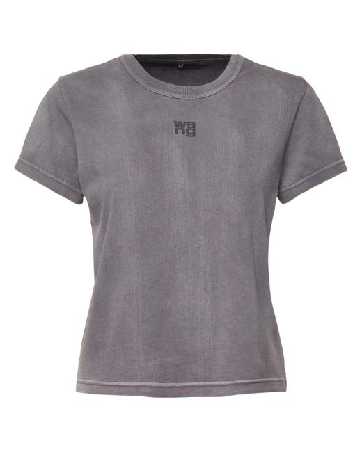 Mujer Camiseta Essential Alexander Wang de color Gray