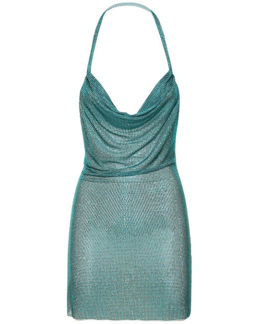 GIUSEPPE DI MORABITO Green Midikleid Aus Netz