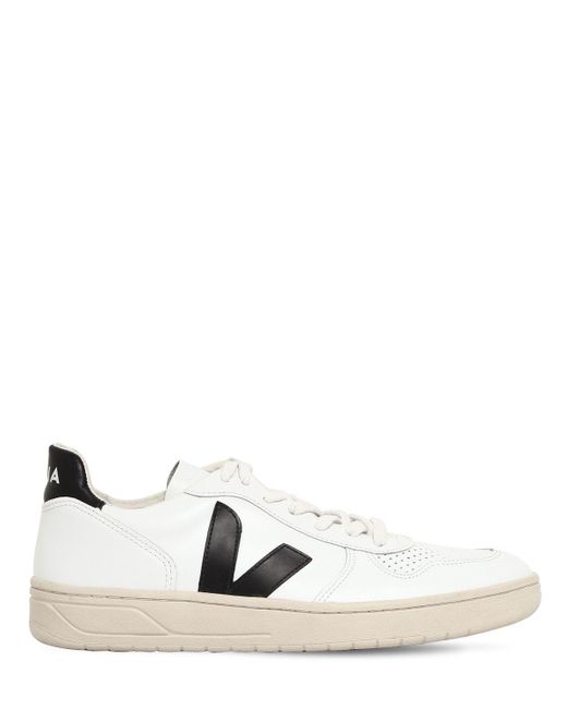 Veja Leather Extra White Sneakers for men