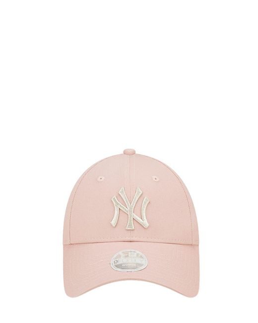 KTZ 9forty Ny Yankees Metallic Logo Cap in Pink | Lyst Canada