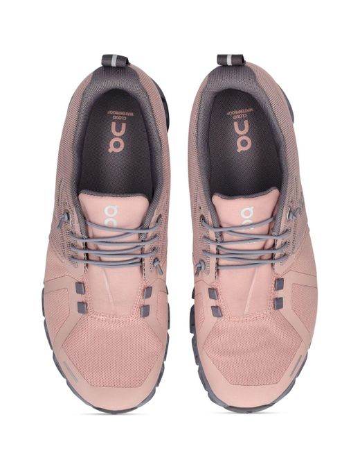 On Shoes Pink Wasserdichte Sneakers "cloud 5"