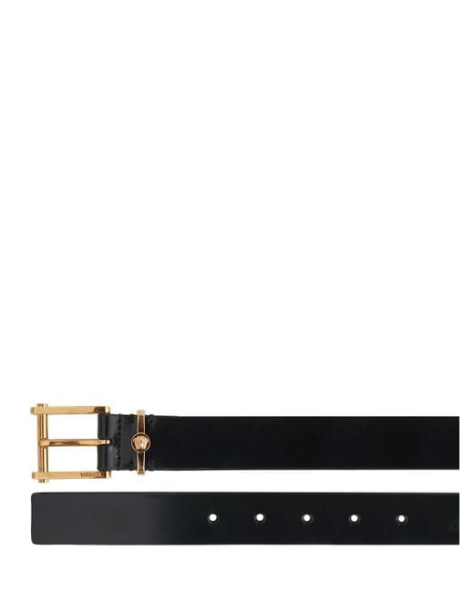 Cintura in pelle 30mm di Versace in Multicolor da Uomo
