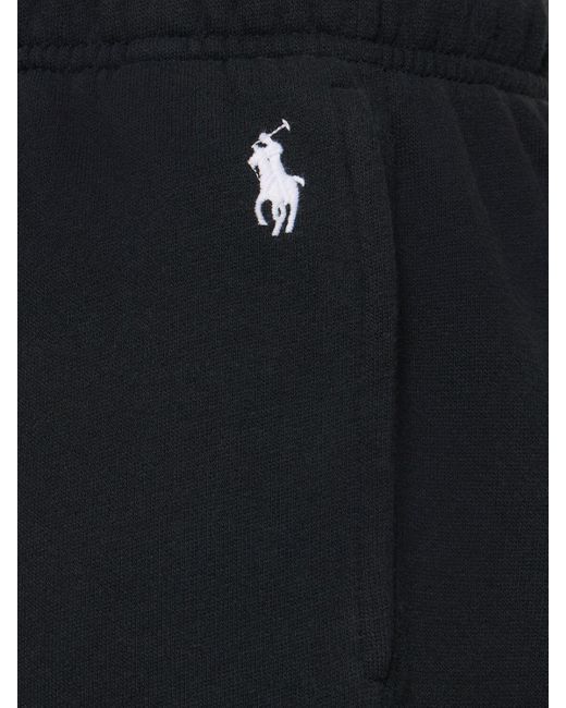 Pantalones deportivos de jersey con logo Polo Ralph Lauren de color Black