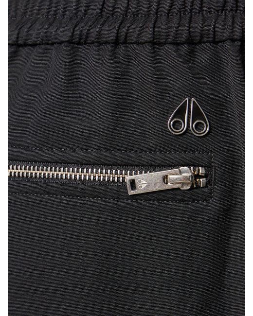 Chelsea zipped cargo pants di Moose Knuckles in Black