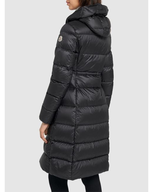 Moncler Boedic ナイロンロングダウンジャケット Black