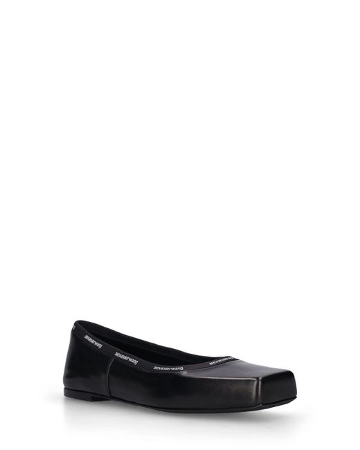 Sandales en cuir billie 10 mm Alexander Wang en coloris Black