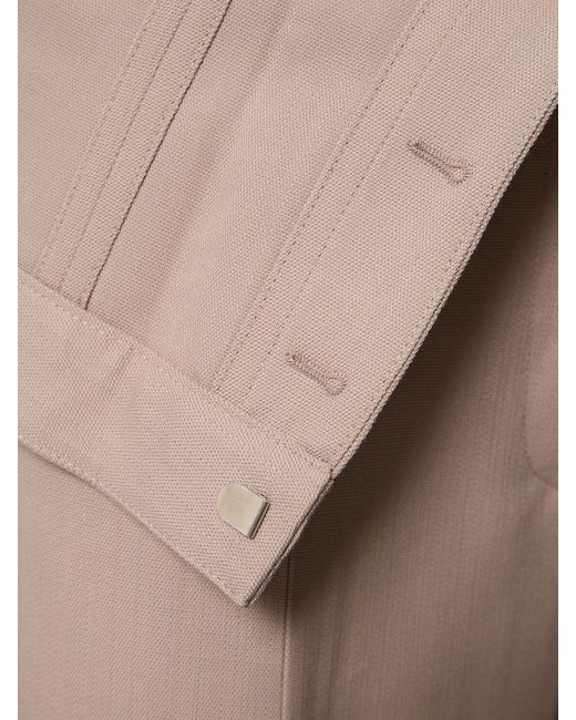 Pantalones anchos de lana Acne de color Brown