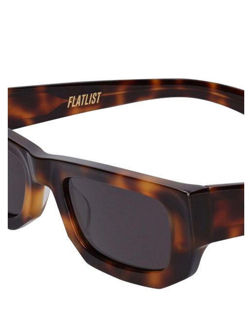 FLATLIST EYEWEAR Brown Bricktop Sunglasses