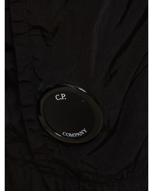 C P Company Black Chrome-r Cargo Shorts for men
