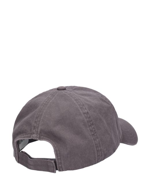 Cappello baseball in cotone di Ganni in Purple