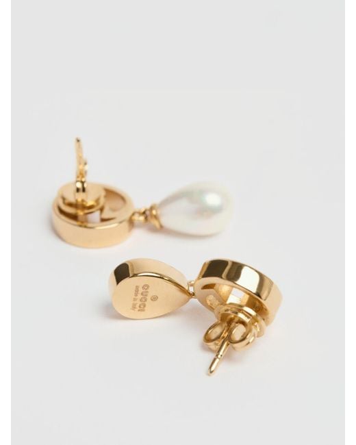 Gucci Metallic Blondie Brass Mismatched Earrings