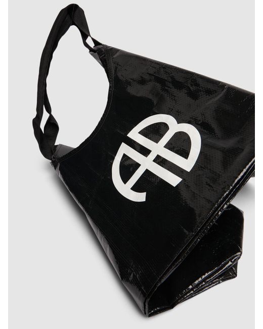 Anine Bing Black Drew Printed Tech Sport Bag