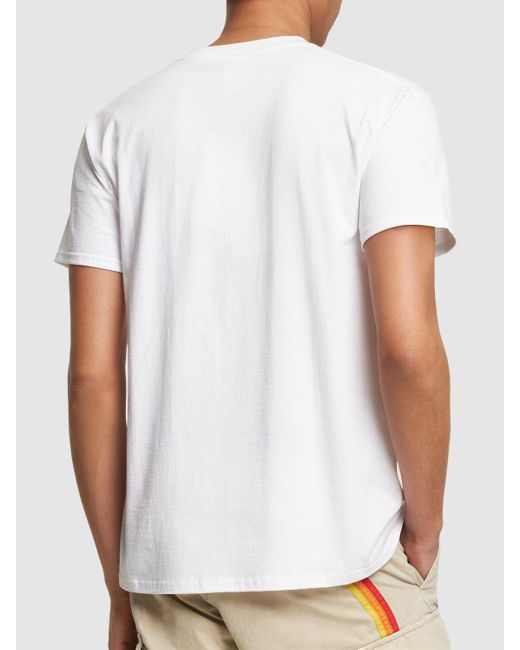 Sundek White Archive Print Cotton Jersey T-shirt for men