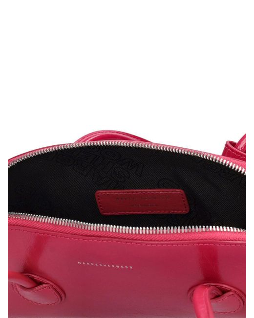 Marge Sherwood Leather Shoulder Bag - Red Shoulder Bags, Handbags -  WMSHE20115