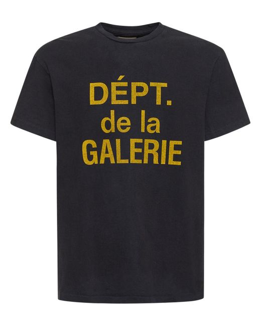 Camiseta con logo GALLERY DEPT. de hombre de color Black