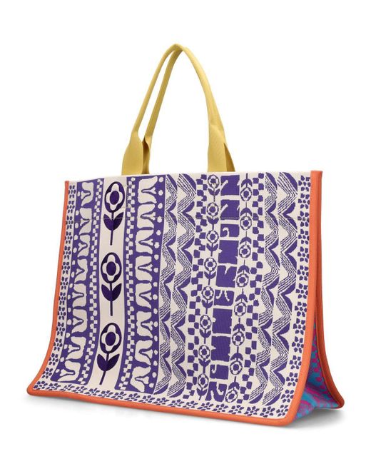 Zimmermann Jacquard Tote Bag in Purple Lyst