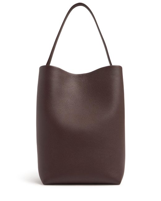 The Row Brown Large N/s Park Tote Lux Grain Bag