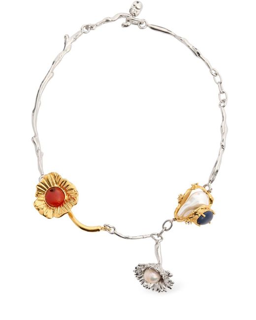 Marni Flower ネックレス Metallic