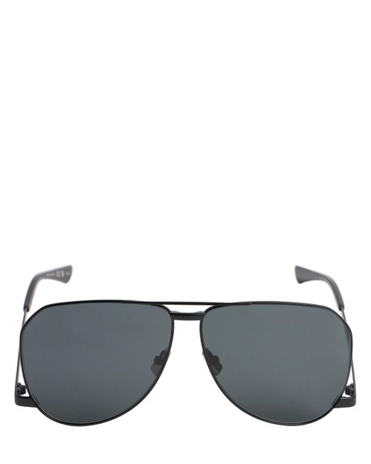 Saint Laurent Gray Sl 690 Metal Sunglasses for men