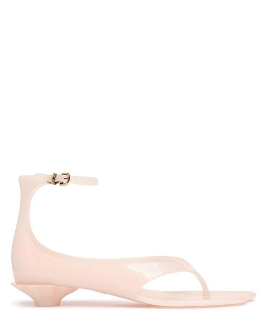 Chloé Pink Rubber Jelly Sandals