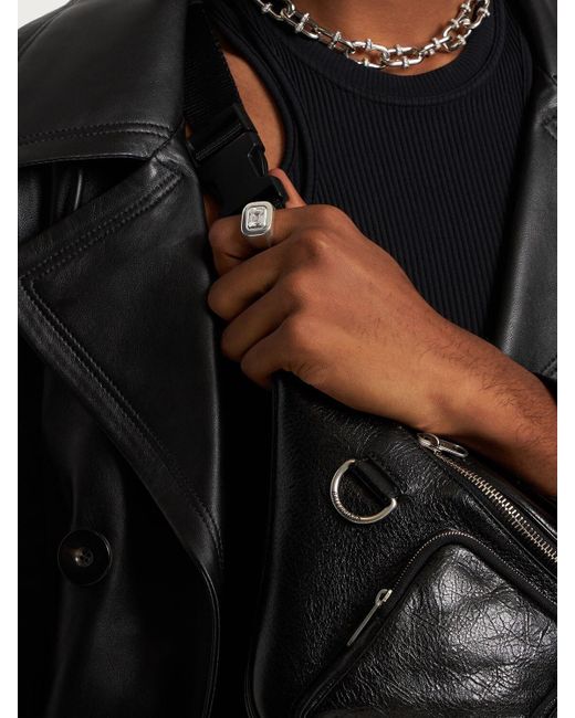 Hatton Labs Emerald Cut Ring in White for Men Lyst UK