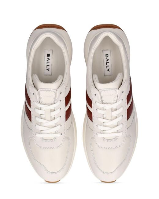 Bally Pink Darsyl Leather Low Sneakers for men