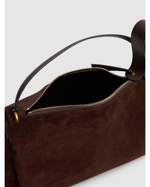 Neous Brown Scorpius Suede Shoulder Bag