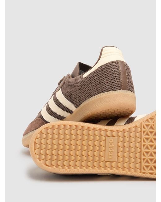 Baskets En Crochet À Finitions En Cuir Et En Daim Samba Og Adidas Originals en coloris Brown