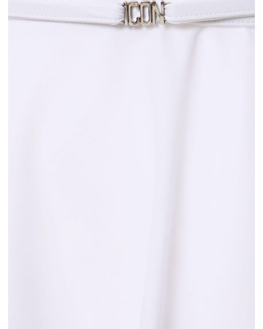 DSquared² Icon ライクラミニサロンスカート White