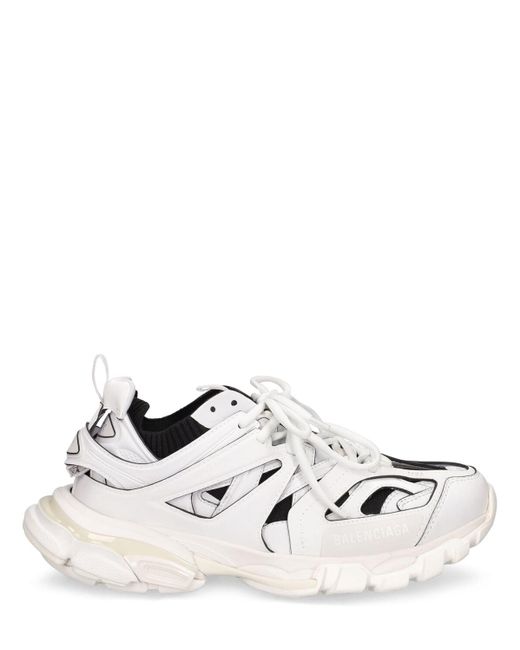 Balenciaga Track Sneakers mit Kontrasteinsätzen in White für Herren