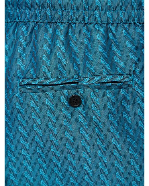 Bañador shorts con jacquard Frescobol Carioca de hombre de color Blue