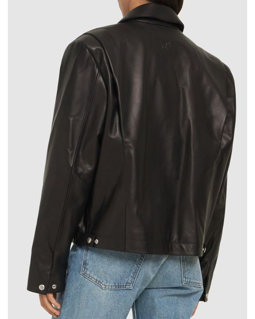 Magda Butrym レザージャケット Black