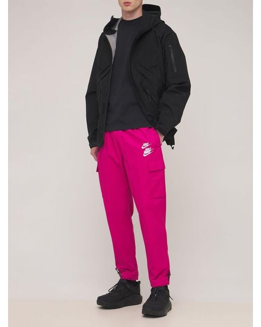pink nike cargo pants
