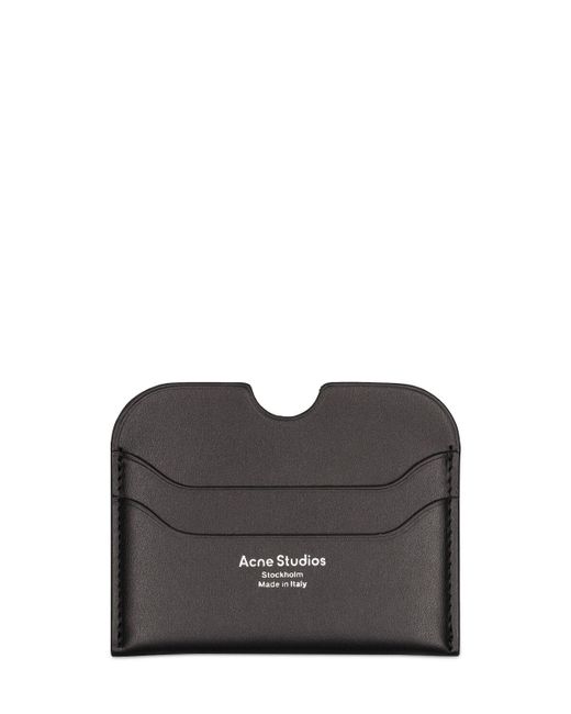 Acne Black Large Elmas Leather Card Holder