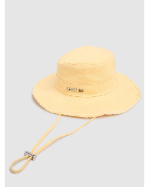 Donna Cappello Bucket Le Bob Artichaut di Jacquemus in White