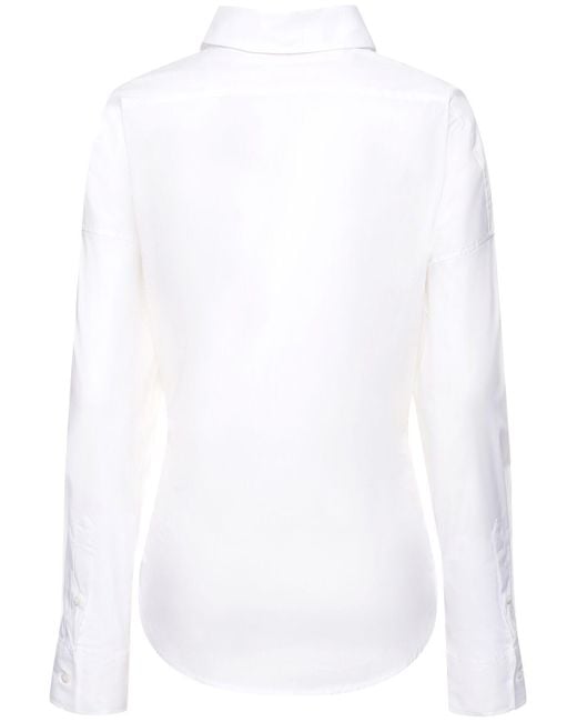Camicia c siz con logo di DIESEL in White