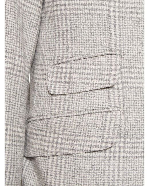 Traje de lana y seda Brunello Cucinelli de hombre de color Gray