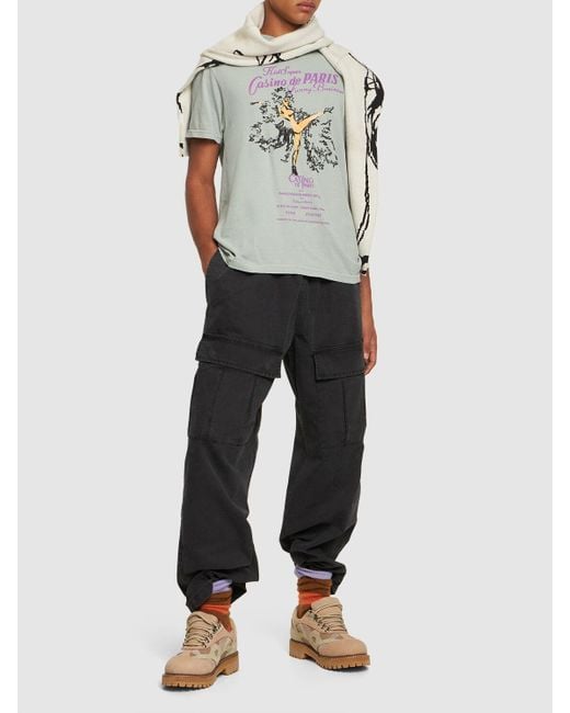 T-shirt en coton casino de paris Kidsuper pour homme en coloris Gray