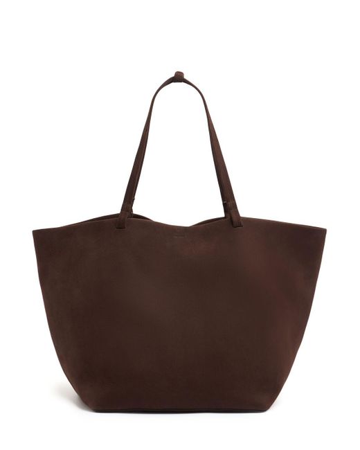 【The Row】人気★Park ヌバックレザー XL トートバッグ XL Park Tote レザー製 グレー – The Row