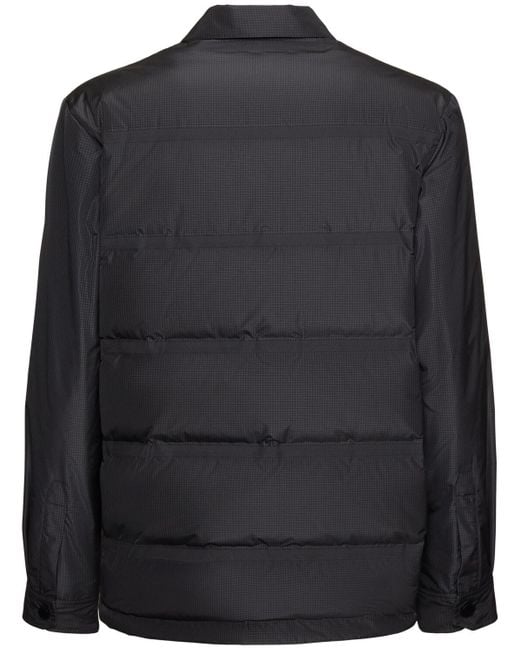 メンズ Brioni ダウンシャツジャケット Black