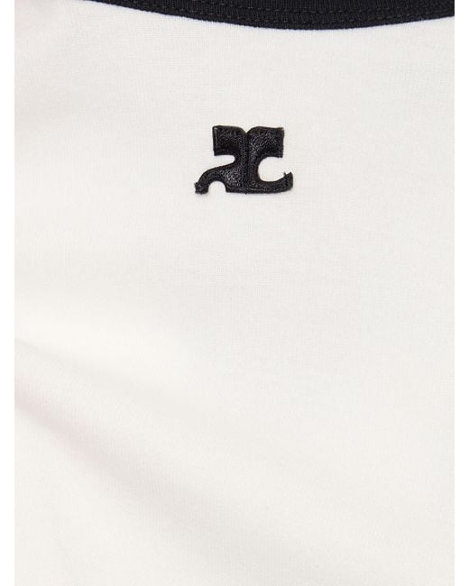Camiseta Courreges de hombre de color White