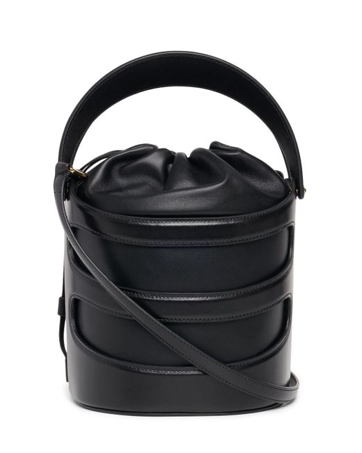 Bolso bucket the rise de piel Alexander McQueen de color Black
