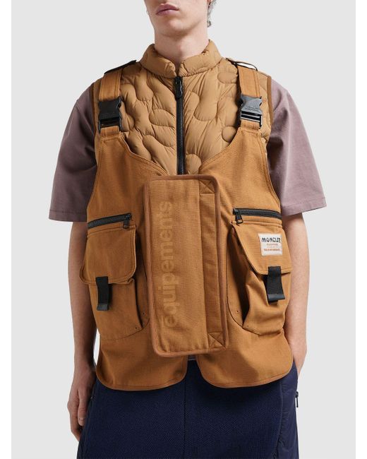 Moncler Genius Moncler X Salehe Bembury Sierpinski Vest in Brown for Men |  Lyst