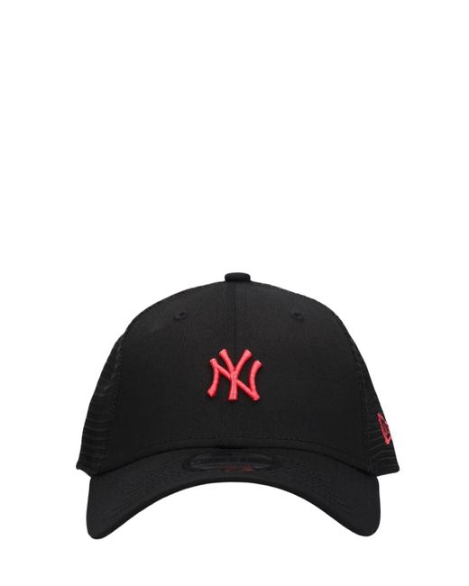 KTZ Black Ny Yankees 9forty Trucker Cap for men